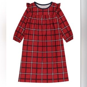 Tommy Hilfiger | Scarlet & Sage Plaid Angle-Sleeve Nightgown